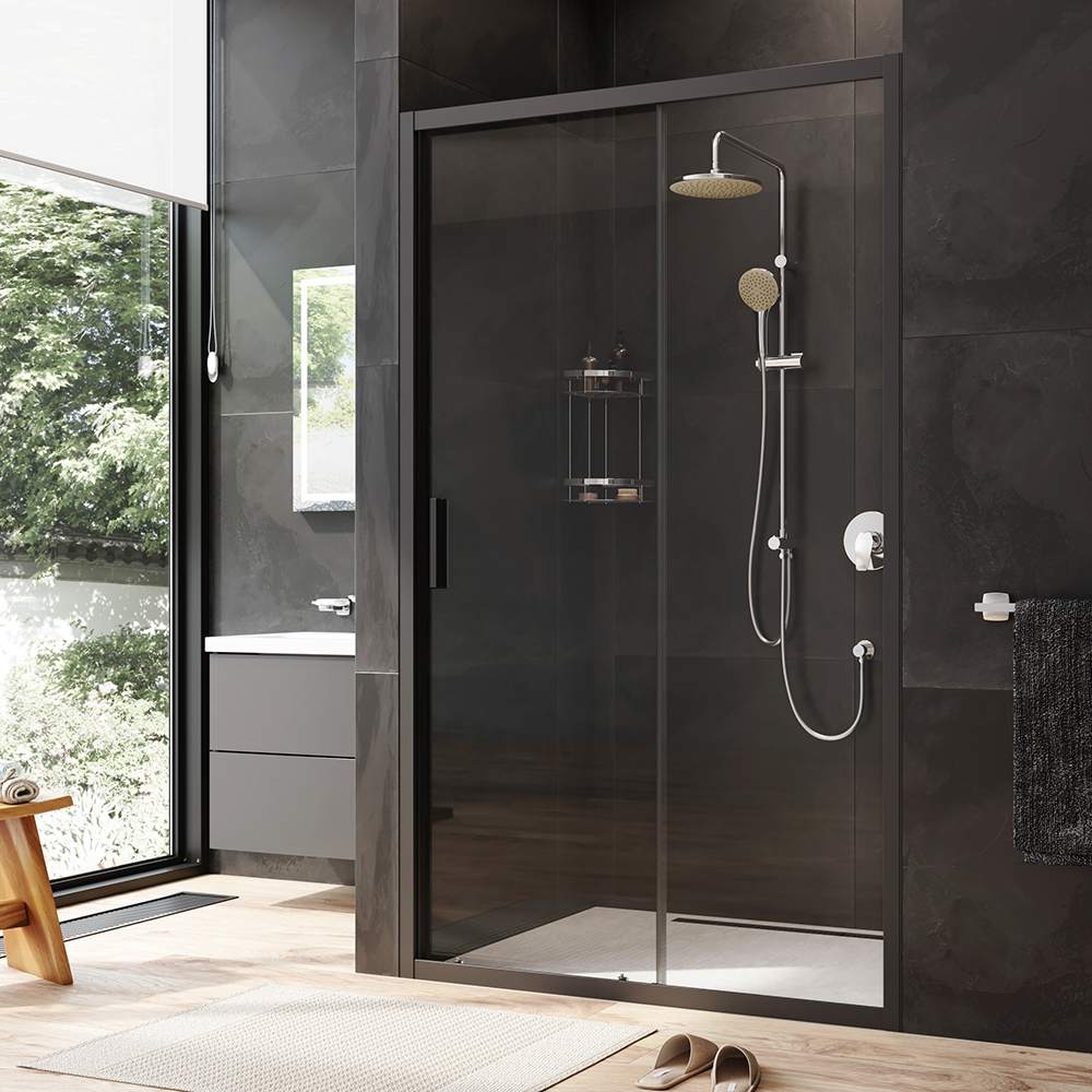 Душевые двери AM.PM W90UG-120-1S-195BT Gem Solo Slide 120x195 см, раздвижные