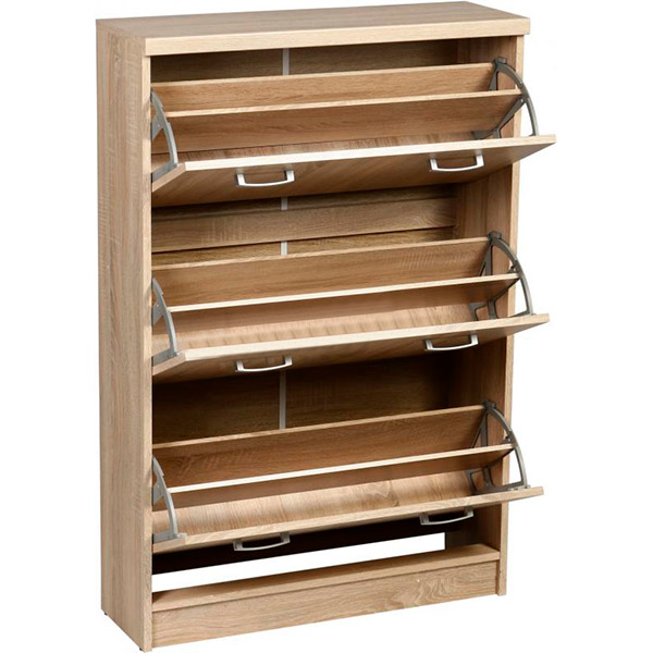 Тумба для обуви Топ Мix SZFK BUT 3K 270x800x1210 мм дуб сонома 