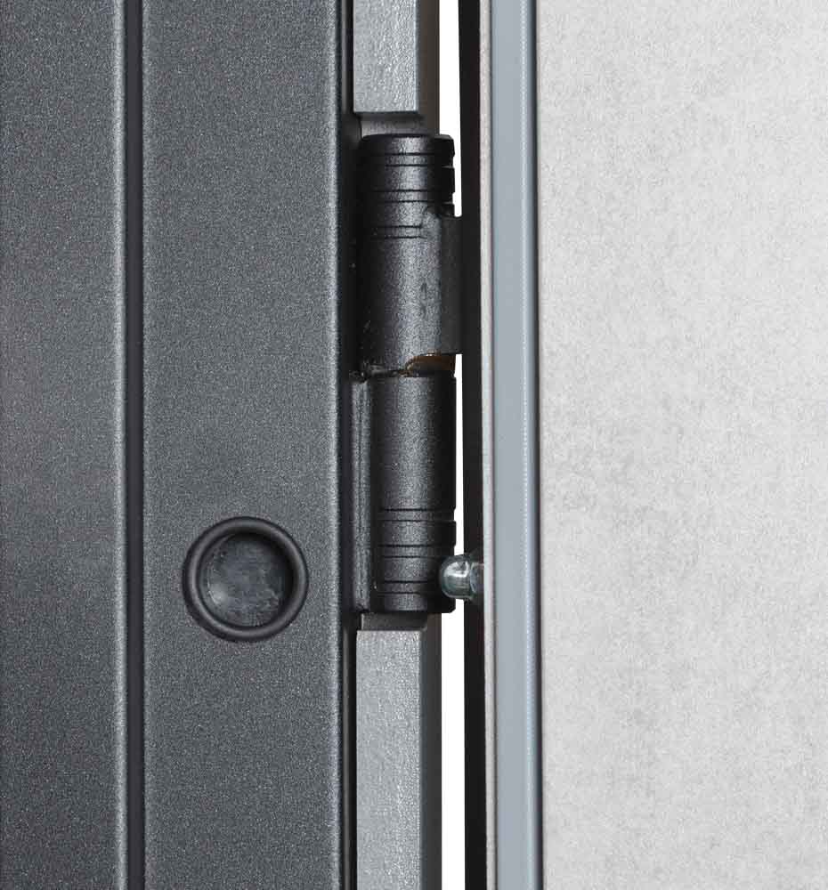 Дверь входная Булат В-434 (Квадро) модель 535 оксид темный / оксид 2040x840 мм правая