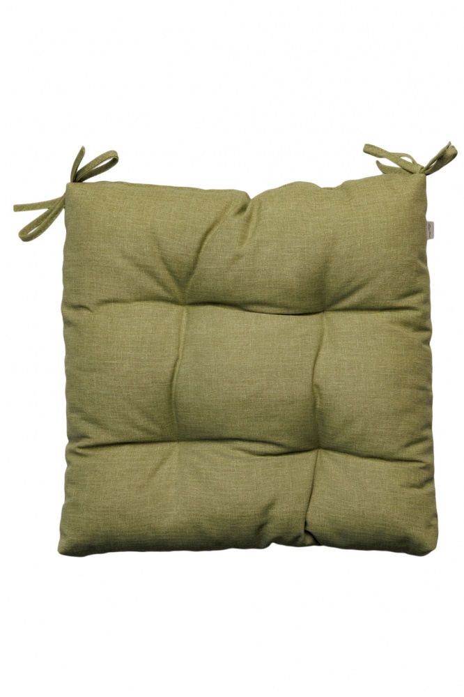 Подушка на стілець БОТАНІКА олива 40х40 La Nuit