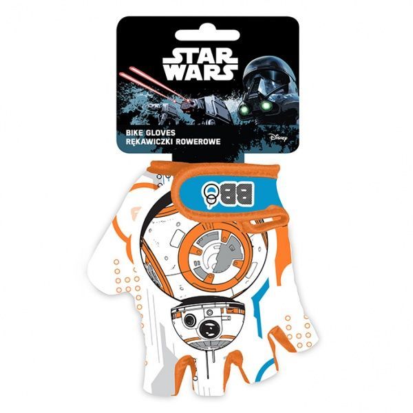 Велорукавички 7 Polska Зоряні війни 4-6 років білий 9039 