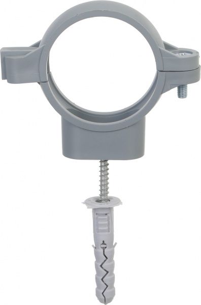 Хомут Rhein з дюбелем для кріплення каналізаційних труб d=50 мм