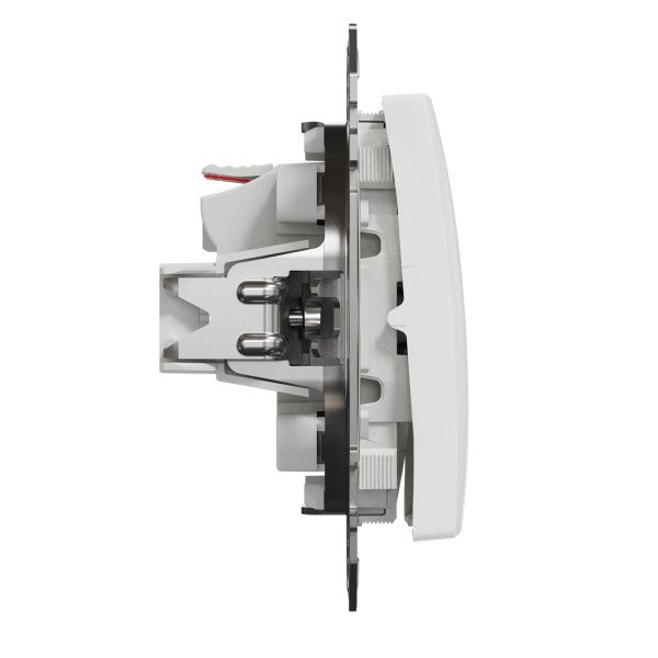 Выключатель двухклавишный Schneider Electric Sedna Design без подсветки 10 А 250В белый SDD111105