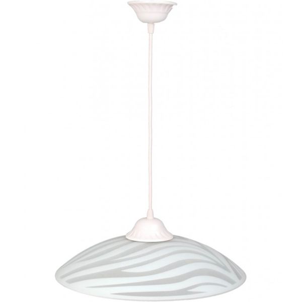 Подвес Геотон НСБ 01-60-931 7616 1xE27 белый с рисунком 03.7616.0 