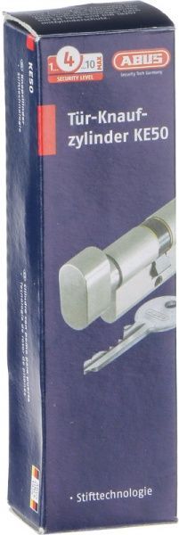 Цилиндр Abus KE50 30x35 ключ-вороток 65 мм матовая латунь