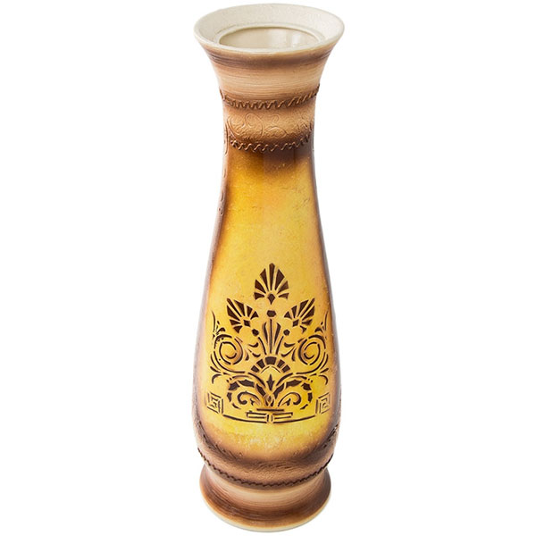 Ваза керамическая коричневая Глория 66 см