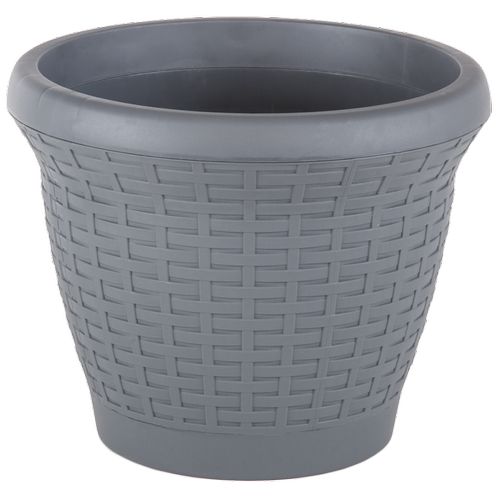 Горщик для квітів Serinova WIRE MESH №1 круглий 3,3 л антрацит 