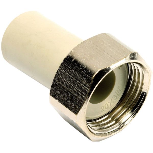 Муфта с накидной гайкой Wavin Ekoplastik ПП SHM02025XX