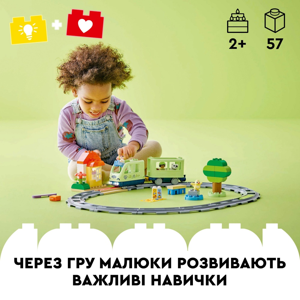 Конструктор LEGO DUPLO Интерактивный приключенческий поезд 10427