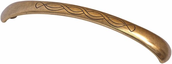 Меблева ручка 15081Z1280B.07 128 мм золотий31394