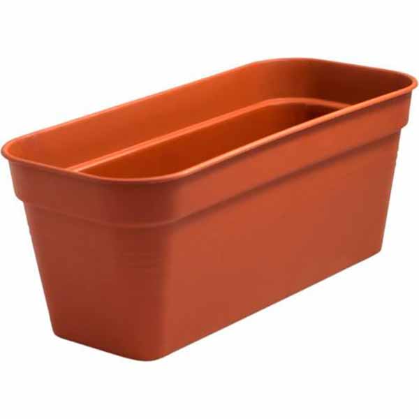 Ящик балконний Алеана Глорія прямокутний 14 л теракот (115057)