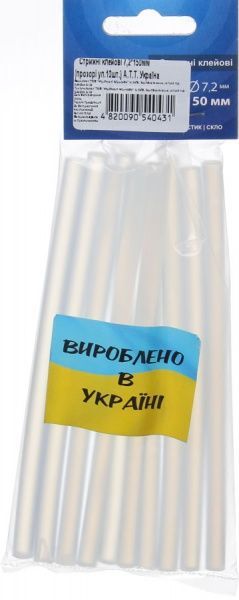 Стержни клеевые A.T.T. прозрачные 7 мм 10 шт.