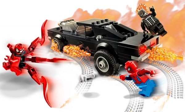 Конструктор LEGO Super Heroes Marvel Людина-Павук і Примарний Вершник проти Карнажа 76173