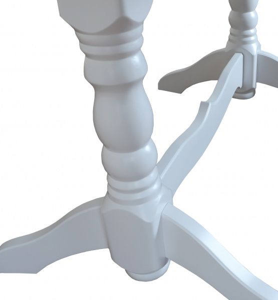 Стіл обідній Сейм-2 1200(1600)х800 мм білий мат 