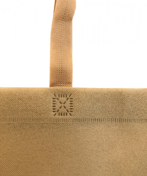 Экосумка 320x400x80 мм бежевый