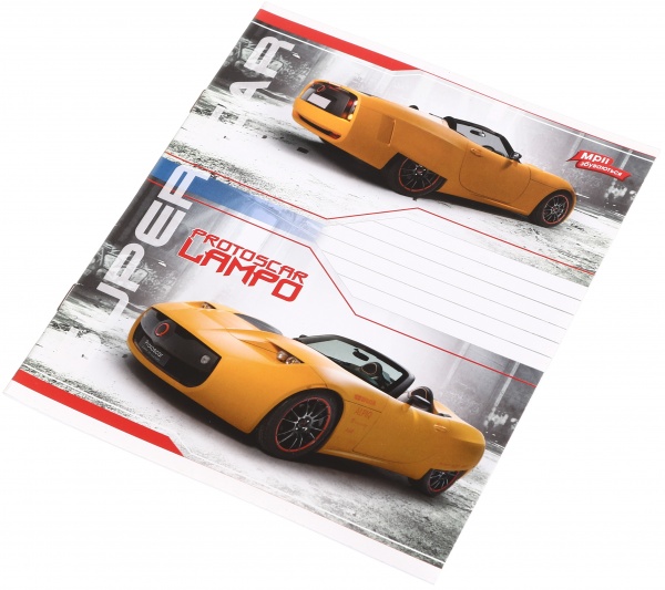 Зошит шкільний уф-лак 12 аркушів у лінійку в асортименті Мрії збуваються