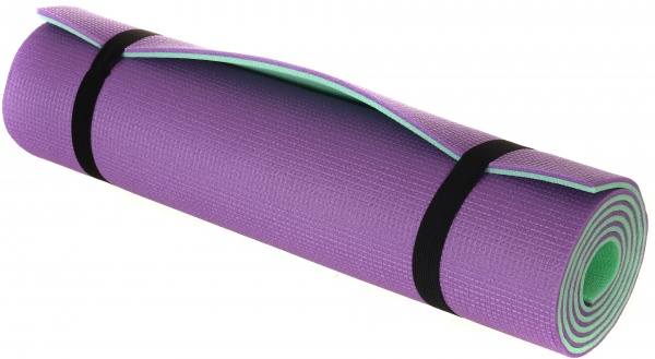 Коврик для йоги и фитнеса Lanor 1800х600х8 мм Спорт фиолетовый