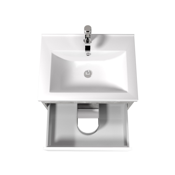 Тумба Мойдодыр Polo Loft 60-U с умывальником Cosmo 60