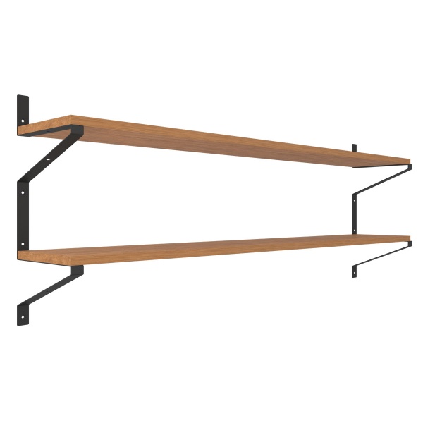 Кронштейн для полиць Valore Трикутник подвійний Loft SB-DT-28