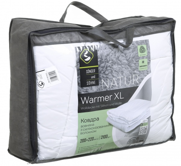 Одеяло Warmer XL 200x220 см Songer und Sohne белый