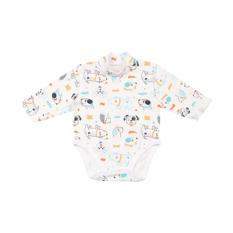 Боди для мальчика GABBI Собачки р.80 голубой 13867