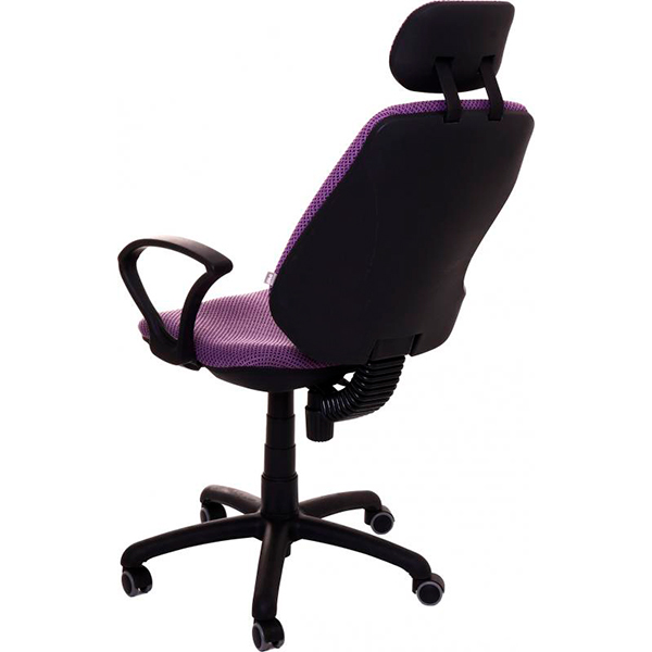 Кресло Регби АМФ-4 Квадро-02 сиреневый с подголовником