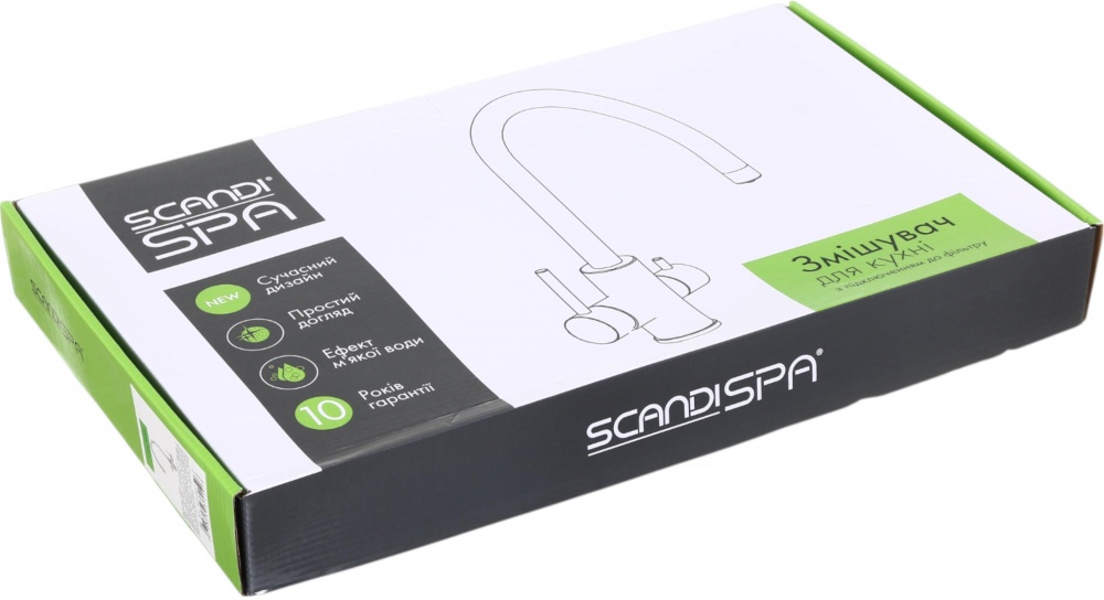 Смеситель для кухни Modi с подключением к фильтру BW7804B хром