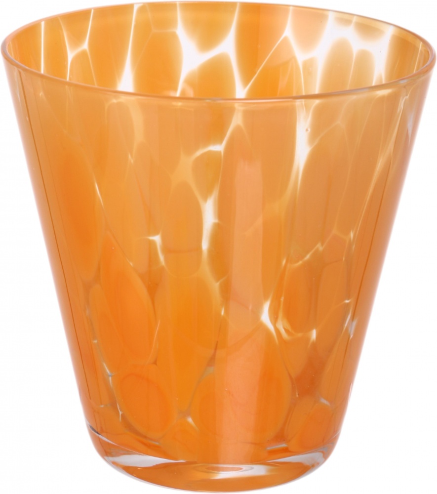 Склянка низька Maxmark Aqua Lily помаранчевий 280 мл 1 шт.