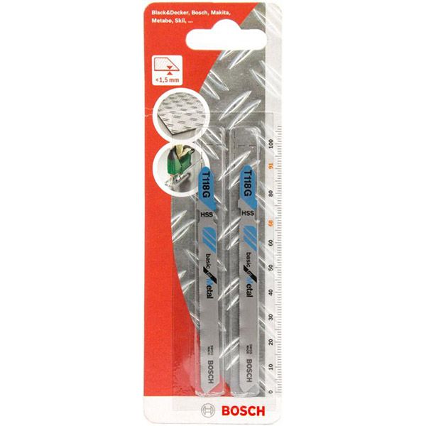 Пилка для електролобзика Bosch T118G 2 шт. 2609258731