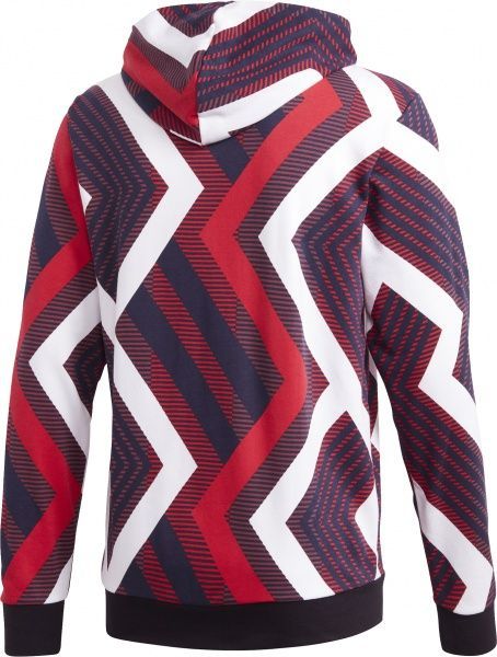 Джемпер Adidas M AOP Hoodie FR7211 р. M білий