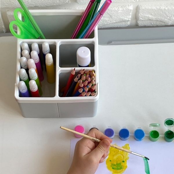 Органайзер полипропиленовый MVM FH-18 WHITE/GRAY 97x140x170 мм