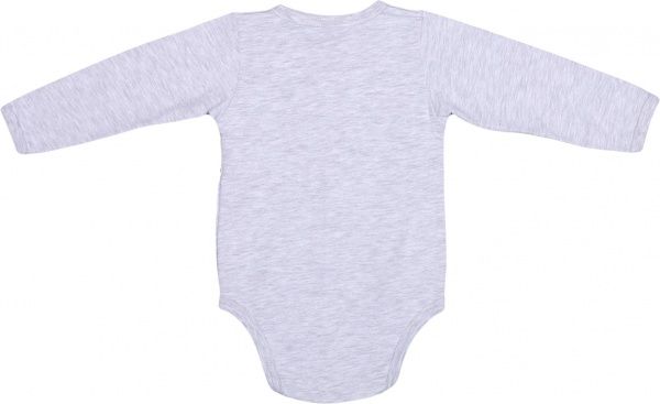 Боді дитяче для хлопчика Татошка р.74 сірий меланж м14251смл 