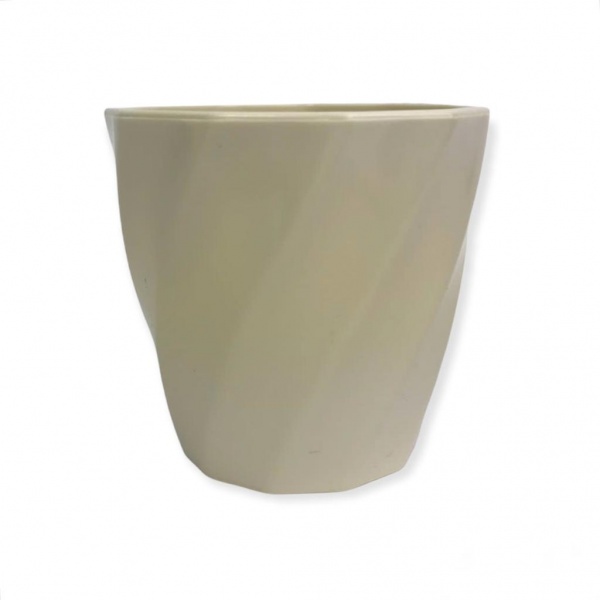 Кашпо Оранжерея Хвиля фігурний 0,3 л бежевий 