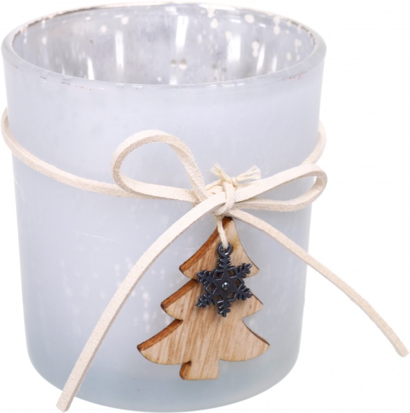 Подсвечник Christmas time 7,5x7,5x8 см