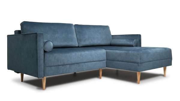 Диван угловой VECTOR Kито UD правый синий 2150x1700x945 мм