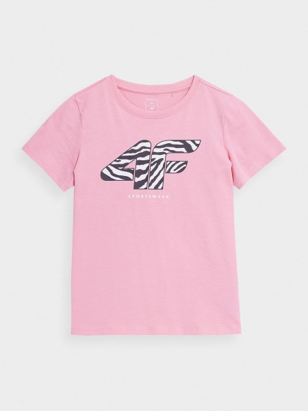 Футболка 4F TSHIRT F1007 4FJSS23TTSHF1007-56S р.158 розовый