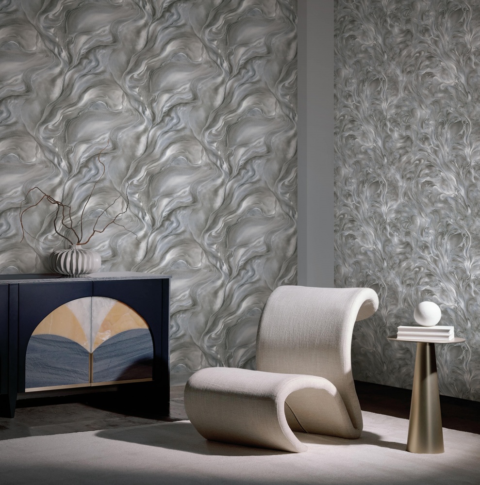 Обои виниловые на флизелиновой основе Славянские обои Le Grand Platinum Окрыление 2 1615-03 1,06x10,05 м