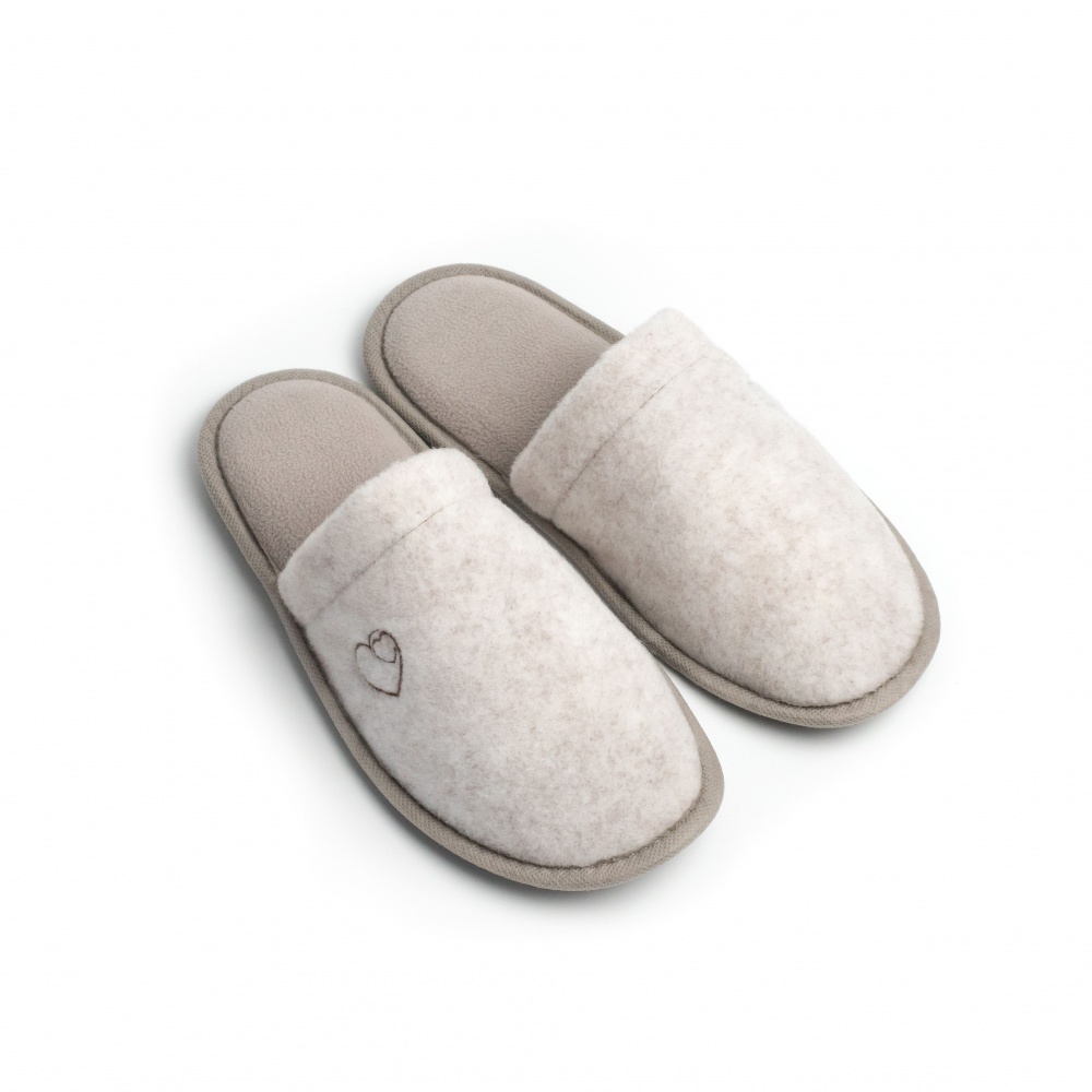 Тапки домашние Twins Lama с вышивкой 15908 р.38/39 серый