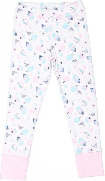 Пижама для девочек Фламинго р.104 молочный/с принтом 255-1007 