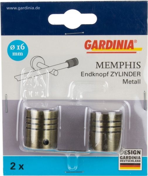 Наконечник Zilinder Gardinia Memphis набірний d16 мм антична латунь 