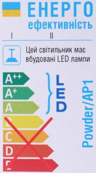 Бра Victoria Lighting Powder/AP1 LED 14 Вт черный с белым Powder/AP1 