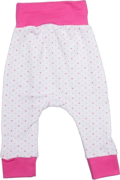 Штани для новонароджених Baby Veres Hello Bunny р.68 біло-рожевий 
