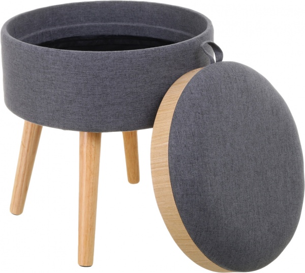 Пуф-столик для зберігання Bobbi 39х39х42,5 см 