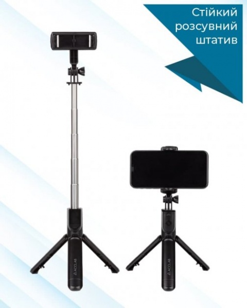 Селфи-монопод Acclab AL-ST01BT black 