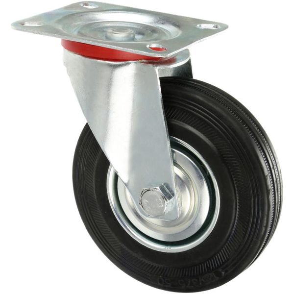 Колесо поворотное с площадкой d160 мм 036160