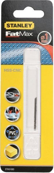 Свердло по металу Stanley 1x34 мм 2 шт. STA51003