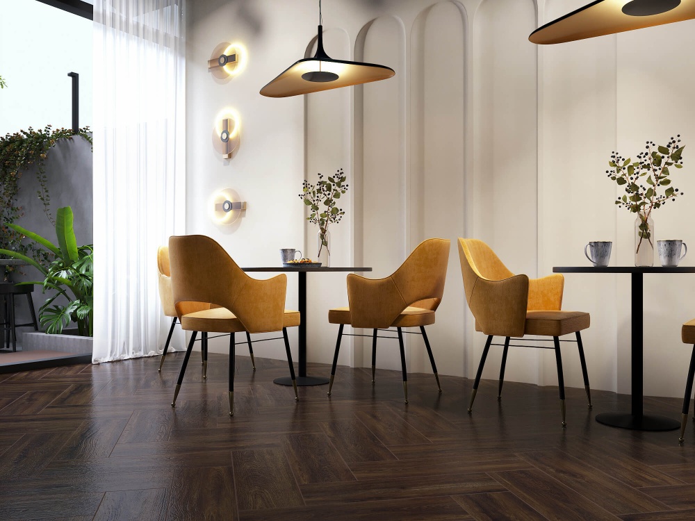 Плитка Golden Tile Lordwood brown LD7P10 20x65 см