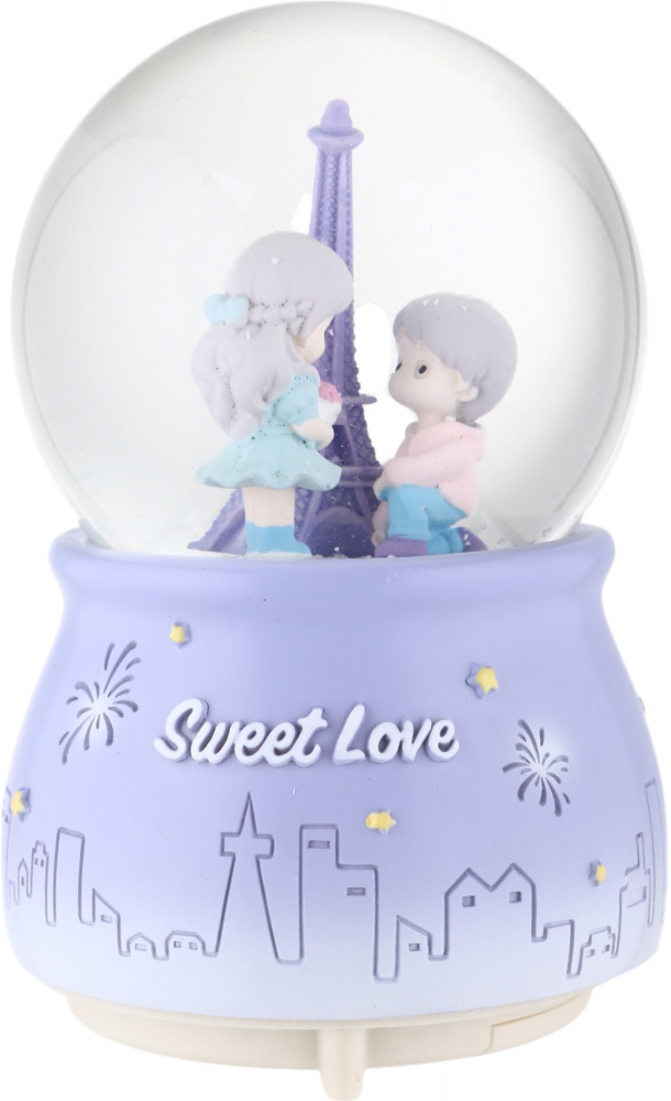 Куля сніжна JM2302C Sweet Love Paris в асортименті
