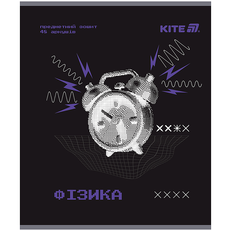 Тетрадь предметная 48 лист. клетка Techno физика KITE — фото 1