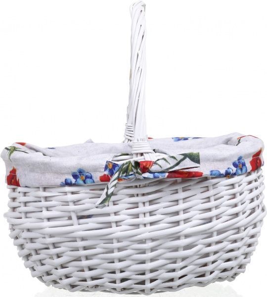 Кошик плетений з текстилем Tony Bridge Basket 29x22x15/33 см Easter 19-2 